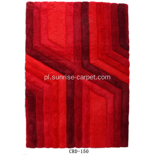 Mikrofibra Shaggy z Wzorem 3D Rug